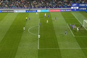 绝平！？第90分钟杨立瑜传中直接入网，国安2-2追平津门虎